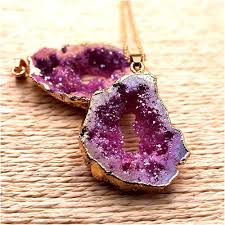 Pendentif en Cacoxénite - Élégance et Nature