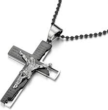Pendentif Jésus Christ Crucifix - Élégance et Spiritualité