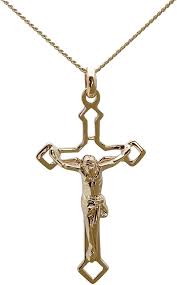 Ensemble Pendentif Catholique Crucifix Coffret - Élégance et Foi