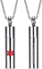 Pendentif Bouteille Personnalisable en Inoxydable pour Homme