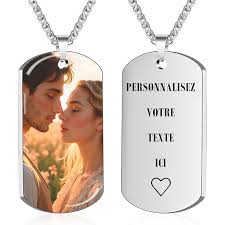 Pendentif Homme Personnalisé Flongo - Un Cadeau Unique