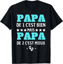 Tee Shirt Annonce Grossesse 2ème Enfant 2024 - Un Toucher de Tendresse