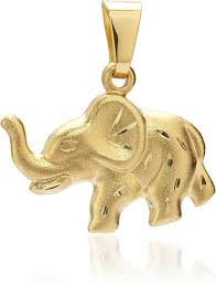Pendentif Éléphant Réversible NKlaus - Élégance et Symbolisme