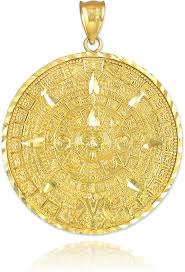 Pendentif Calendrier Azteque - Petits Merveilles Damour