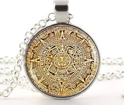 Collier Pendentif Calendrier Bijoux Aztèque - Élégance et Histoire