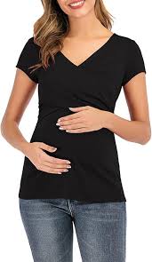 Top de Maternité Élégant et Pratique - Idéal pour Future Maman