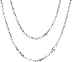 Collier Vénitienne Inoxydable Argenté - Élégance et Durabilité