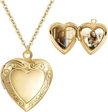 Pendentif Coeur Photo Personnalisé en Acier Inoxydable - YeGieonr