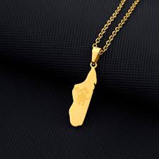 Pendentif Madagascar Géométrique - Élégance et Originalité