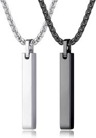 Collier Inoxydable Pendentif pour Couples - Élégance et Unicité