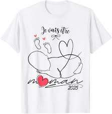 T-Shirt Grossesse Future Maman 2025 : Élégance et Confort pour les Futures Mamans