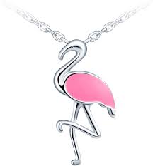 Pendentif Flamant Rose MICMIF - Élégance et Hypoallergénique