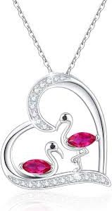 Collier Pendentif Flamant Rose en Argent Sterling - Élégance et Raffinement