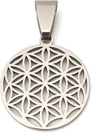 Pendentif Acier Inoxydable Fleur – Élégance et Durabilité