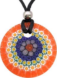 Pendentif Millefiori en Verre de Murano - Élégance et Originalité