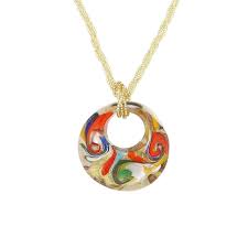 Collier Pendentif Original Certifié Venetiaurum – L'Élégance du Murano