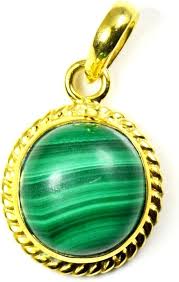 Pendentif Malachite Véritable : Élégance et Nature
