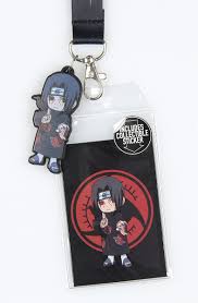 Pendentif Naruto Shippuden - Porte Badge en Caoutchouc