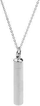 Pendentif Capsule Inoxydable Crématoire - Un Souvenir Éternel
