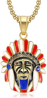 Collier Pendentif Amérindien Précieux - Élégance et Culture