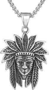 Collier Pendentif Hip Hop Guerrier pour Homme - Élégance et Force