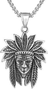 Collier Pendentif Hip Hop Guerrier pour Homme - Élégance et Force