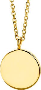 Orovi Bijoux Chaîne Collier Pendentif en Or Jaune pour Femmes