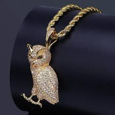Pendentif Hibou Élégant en Moka - Collier Unique