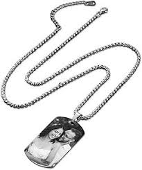 Pendentif Inoxydable MeMeDIY pour Homme avec Gravure Personnalisée
