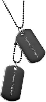 Collier Pour Homme Gravure de JewelryWe - Un Bijou Unique