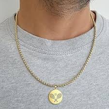 Collier Pendentif Tennis Inoxydable Précieuse - Élégance Durable