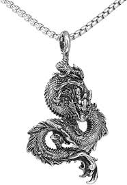 Collier Pendentif Nordique - Élégance et Symbolisme avec le Pendentif Dragon