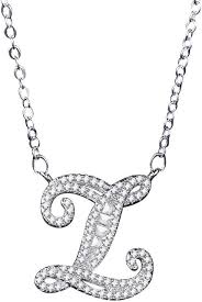 Pendentif Alphabet en Zircones - Élégance et Personnalité