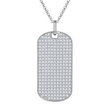 Pendentif Moissanite Scintillant en Plaque Argent – Un Éclat Unique pour Chaque Occasion