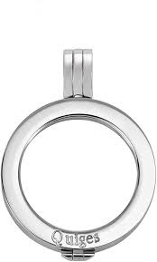 Pendentif Médaillon Interchangeable en Inoxydable - Élégance et Personnalisation