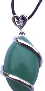 Pendentif en Aventurine Naturelle pour Lithothérapie et Méditation