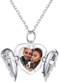 Collier Médaillon Pendentif Personnalisable en Coeur - PROSILVER
