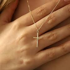 Collier Croix Élégant pour Femme - TINGN