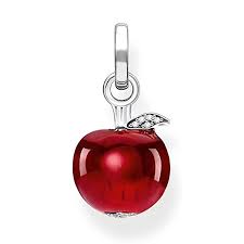 Pendentif Pomme en Argent Sterling - Élégance et Simplicité