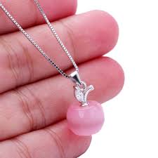 Collier Pendentif Adolescentes Pomme en Argent - Un Cadeau Idéal