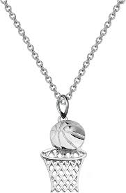 Collier Pendentif Cerceau Basket Ball - Un Accessoire Unique pour les Passionnés de Sport