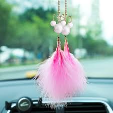 Pendentif Plume Rose - Élégance et Douceur