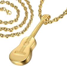 Pendentif en Collier Guitare - Un Accessoire Musical Unique