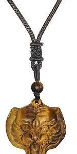 Pendentif Protection Amulette Guérison Précieuses - Oeil de Tigre