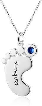 Collier Personnalisé Pendentif Naissance pour un Souvenir Éternel