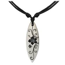 Pendentif Surf Planche Soul Cats® - Élégance Naturelle