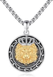 Collier Sterling Pendentif Couronne - Élégance et Puissance