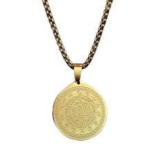 Pendentif Alchimie Sorcellerie Médaillon Constellations - Un Voyage Mystique