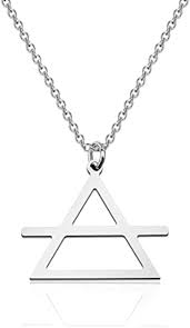 Pendentif Alchimie Symboles Planètes Alchimiques