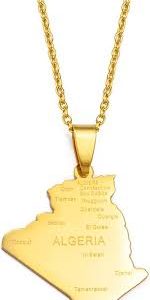 Pendentif Patriotiques Algérienne - Élégance et Fierté